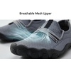 image:imageWHITIN Water Shoes for Men Women  QuickDry Aqua Sneakers  LaceUp for Beach Pool Water SportLight Grey