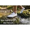 image:imageWHITIN Water Shoes for Men Women  QuickDry Aqua Sneakers  LaceUp for Beach Pool Water SportWhite