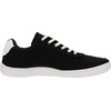 image:imageWHITIN Wide Toe Box Barefoot Sneakers for Women  Lightweight Canvas Minimalist ShoesBlack White