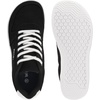 image:imageWHITIN Wide Toe Box Barefoot Sneakers for Women  Lightweight Canvas Minimalist ShoesBlack White
