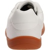 image:imageWHITIN Wide Toe Box Barefoot Sneakers for Women  Lightweight Canvas Minimalist ShoesWhite Gum