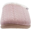 image:imageWHITIN Women Arch Support Fuzzy Knitted Slipper Warm Slip On House ShoesPink