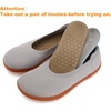 image:imageWHITIN Womens Barefoot Ballet Flats  Wide Toe Box  Zero Drop SoleDark Grey