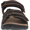 image:imageWHITIN Womens Hiking Sandals with Arch Support  Adjustable Hook and Loop Straps  Durable Sport Sandals for Outdoor AdventureC51  Blackbrown