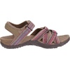 image:imageWHITIN Womens Hiking Sandals with Arch Support  Adjustable Hook and Loop Straps  Durable Sport Sandals for Outdoor AdventureC51  Brownred