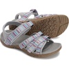 image:imageWHITIN Womens Hiking Sandals with Arch Support  Adjustable Hook and Loop Straps  Durable Sport Sandals for Outdoor AdventureC51  Greymulti