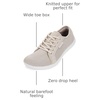image:imageWHITIN Womens Minimalist Barefoot Shoes  Zero Drop Sole  Wide Width Fashion SneakerW81  Beige