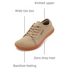 image:imageWHITIN Womens Minimalist Barefoot Shoes  Zero Drop Sole  Wide Width Fashion SneakerW81  Brown Gum