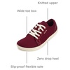 image:imageWHITIN Womens Minimalist Barefoot Shoes  Zero Drop Sole  Wide Width Fashion SneakerW81  Candy Red