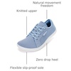 image:imageWHITIN Womens Minimalist Barefoot Shoes  Zero Drop Sole  Wide Width Fashion SneakerW81  Light Blue