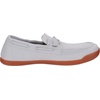 image:imageWHITIN Womens Slip On Barefoot Wide Loafers  LaceUp amp MocToe Casual Boat ShoesLight Grey