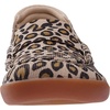 image:imageWHITIN Womens Slip On Penny Loafers Wide Width  Comfortable Knit Flat ShoesLeopard