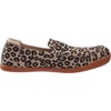 image:imageWHITIN Womens Slip On Penny Loafers Wide Width  Comfortable Knit Flat ShoesLeopard