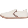 image:imageWHITIN Womens Wide Barefoot Shoes  Elastic VDetail Classic SlipOn  Minimalist Walking SneakersBeige Brown