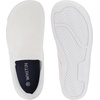 image:imageWHITIN Womens Wide Barefoot Shoes  Elastic VDetail Classic SlipOn  Minimalist Walking SneakersWhite