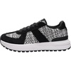 image:imageWHITIN Womens Wide Toe Box Retro Patchwork Sneaker  Cushion Support  Width Walking ShoesBlack