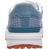 image:imageWHITIN Womens Wide Toe Box Retro Patchwork Sneaker  Cushion Support  Width Walking ShoesDenim Blue