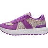 image:imageWHITIN Womens Wide Toe Box Retro Patchwork Sneaker  Cushion Support  Width Walking ShoesPurple