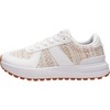 image:imageWHITIN Womens Wide Toe Box Retro Patchwork Sneaker  Cushion Support  Width Walking ShoesWhite
