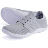 image:imageWHITIN Mens Barefoot Running Shoes  Minimalist CrossTrainer  Zero Drop SoleW63 Light Grey