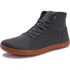 image:imageWHITIN Mens High Top Minimalist Barefoot Shoes  Wide Toe Box  Zero Drop SoleGrey Gum