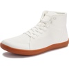 image:imageWHITIN Mens High Top Minimalist Barefoot Shoes  Wide Toe Box  Zero Drop SoleWhite