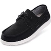 image:imageWHITIN Mens Slipon Loafers  Casual Boat Shoes  UltraFlex Cushioned SoleBlack