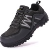 image:imageWHITIN Mens Steel Toe Slip Resistant Puncture Proof Construction Safety Work ShoesGrey
