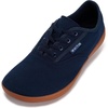 image:imageWHITIN Mens Wide Canvas Barefoot Sneakers  Zero Drop Sole  Minimalist FootwearW87  Dark Blue