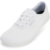 image:imageWHITIN Mens Wide Canvas Barefoot Sneakers  Zero Drop Sole  Minimalist FootwearW87  White