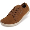 image:imageWHITIN Mens Wide Genuine Leather Barefoot Shoes  Minimalist Fashion Sneakers  Zero Drop SoleW81v5 Brown