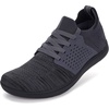 image:imageWHITIN Mens Wide Minimalist Barefoot Sneakers  Zero Drop  Midfoot StabilityW85 Cool Grey