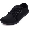 image:imageWHITIN Mens Wide Minimalist Barefoot Sneakers  Zero Drop Sole  Optimal RelaxationAll Black