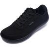 image:imageWHITIN Mens Wide Toe Box Barefoot Sneakers  Breathable Knit Walking ShoesBlack