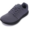 image:imageWHITIN Mens Wide Toe Box Walking Shoes  Zero Drop with NonSlip Rubber OutsoleDark Grey