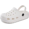 image:imageWHITIN Unisex Clogs with Arch Support Lightweight Garden Shoes for Women and MenWhite