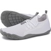 image:imageWHITIN Water Shoes for Men Women  QuickDry Aqua Sneakers  LaceUp for Beach Pool Water SportWhite