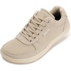image:imageWHITIN Wide Toe Box Barefoot Sneakers for Women  Lightweight Canvas Minimalist ShoesBeige