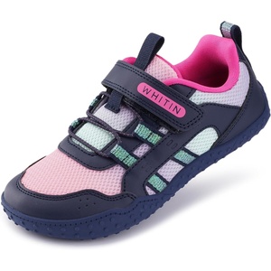 image:imageWHITIN Kids Barefoot Shoes  Wide Toe Box Outdoor Adventure Sneakers for Boys GirlsGradient Pink