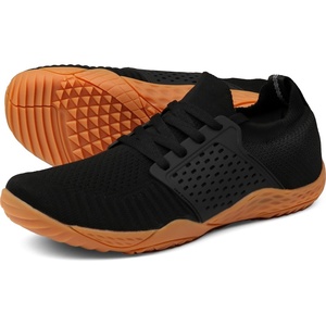 image:imageWHITIN Mens Barefoot Running Shoes  Minimalist CrossTrainer  Zero Drop SoleW63 BlackGum