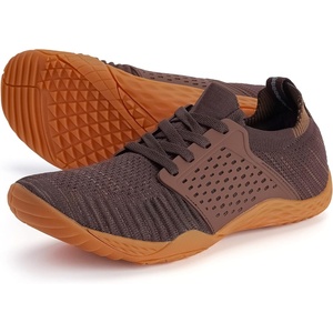 image:imageWHITIN Mens Barefoot Running Shoes  Minimalist CrossTrainer  Zero Drop SoleW63 BrownGum