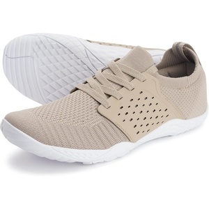 image:imageWHITIN Mens Barefoot Running Shoes  Minimalist CrossTrainer  Zero Drop SoleW63 Taupe
