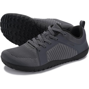 image:imageWHITIN Mens Barefoot TrailRunning Shoes  Wide ToeBox  ZeroDrop Sole  Optimal TractionW51 Dark Grey