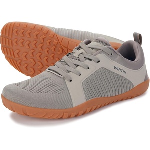 image:imageWHITIN Mens Barefoot TrailRunning Shoes  Wide ToeBox  ZeroDrop Sole  Optimal TractionW51 Taupe Gum