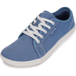 image:imageWHITIN Mens Canvas Barefoot Shoes  Wide ToeBox  ZeroDrop SoleW81 V2  Light Blue