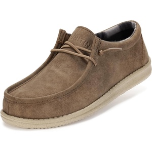 image:imageWHITIN Mens Easy Breezy Slip On Loafers  FoamCushioned Footbed  Ultralight Flex SoleLight Brown