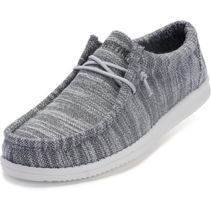 image:imageWHITIN Mens Easy Breezy Slip On Loafers  FoamCushioned Footbed  Ultralight Flex SoleLight Grey