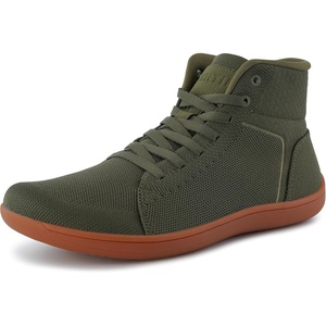 image:imageWHITIN Mens High Top Minimalist Barefoot Shoes  Wide Toe Box  Zero Drop SoleGreen