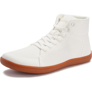 image:imageWHITIN Mens High Top Minimalist Barefoot Shoes  Wide Toe Box  Zero Drop SoleWhite