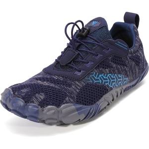 image:imageWHITIN Mens Minimalist Trail Running Shoes  Wide Toe Box  Optimal BarefootFeelW20 Blue